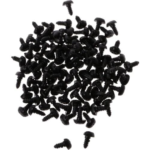 MagiDeal 100 Piece Plastic Safety Nose for Bear Dog Plush Animal Toy Doll DIY Craft 9*12mm 10*13mm 12*15mm