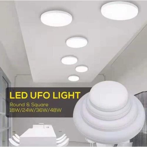 Surface Mount Flush Ultra-Thin LED Ceiling Light for Bedroom Indoor 6W 9W 13W 18W 24W 36W 48W LED Round Panel Lamp AC85-265V