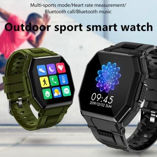 Bluetooth call 330mAh Professional outdoor Smart Watch ip67 Waterproof Sports Smartwatch Hear Rate Monitor Stopwatch weather