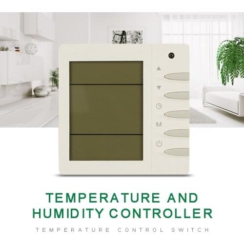 LCD Screen Programmable Digital Thermostat Intelligent Household Temperature Controller For Home Room