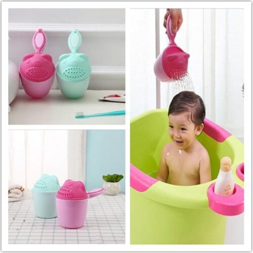 PUDCOCO Baby Shampoo Rinse Kids Wash Bath Cup Bathing Water Shower Pouring Toys