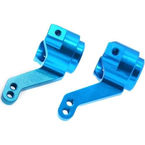 RCAWD 2PCS Steering Hub Carrier For Rc Hobby Model Car 1/10 Hsp Redcat Himoto Steering Hub Carrier 102011 Blue Purple