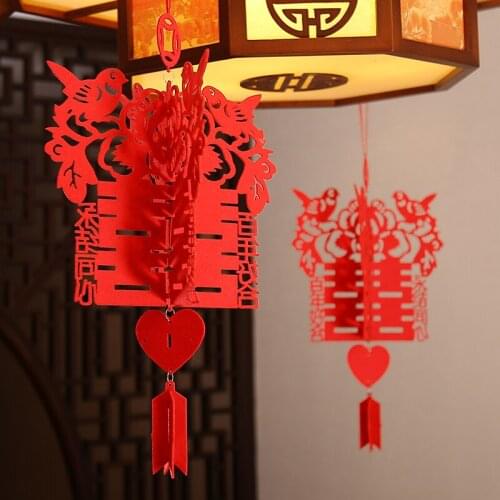 Wedding supplies non-woven hi character ornaments