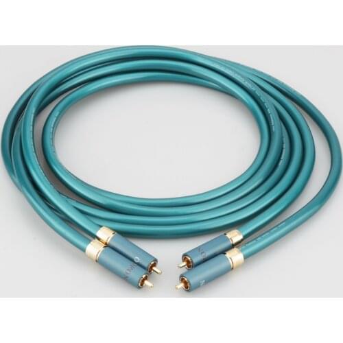 Hifi 8NX RCA Cable Hi-end CD Amplifier Interconnect 2RCA to 2RCA Male Audio Cable 1M 2M 1.5M 3M 5M