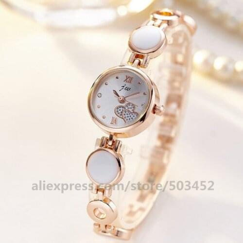100pcs/lot 1280 Bracelet Watch Girl Wholesale Reloj Mujer Student Fashion Zegarki Damskie Heart Clock For Women