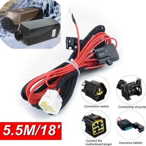 5.5M Car Heater Split Diesel Air Heater Wiring Loom Power Supply Cable Adapter For Car Truck Separate Harness For Split Type