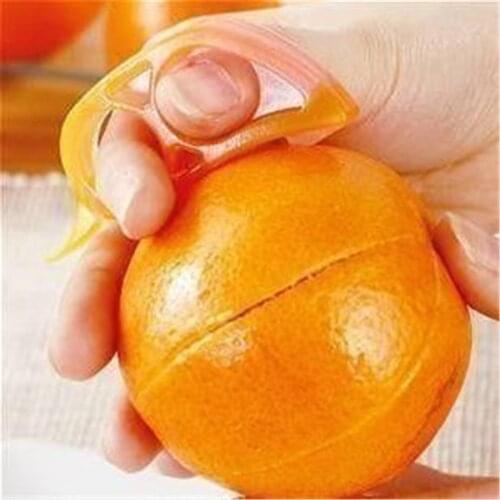 5pcs Kitchen Gadgets Cooking Tools Peeler Parer Finger Type Open Orange Peel Orange Device