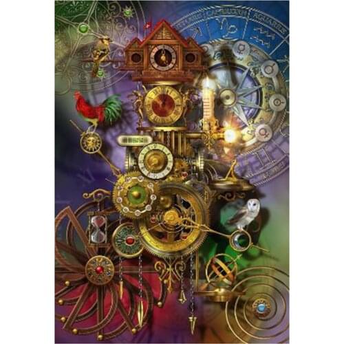 5D DIY Full Round/Square Diamond Painting Cartoon Machinery 3D Embroidery Cross Stitch Rhinestone Mosaic Home Decor Gift Y144