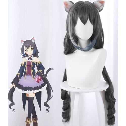 Anime Game Princess Connect! Re:Dive Eustiana von Astraea Cosplay Wigs Women Long Straight Synthetic Hair Wig Prop