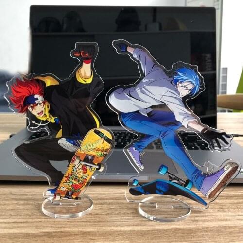 Anime SK8 The Infinity Acrylic Action Figure Stand Model Cosplay Character Reki Miya Plate Desk Decor Standing Sign Fans Gift