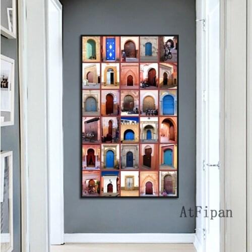 Arches Around World Posters In different Shapes Style Building Poster Canvas Painting Prints For Living Room Bedroom Decor