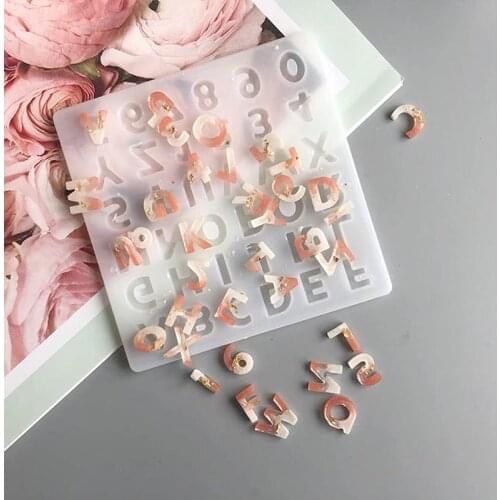 Uppercase Letter Silicone Mold Capital Letter Soft Mold For UV Resin Alphabet A To Z Mold Epoxy Resin Art Supplies Resin Mold