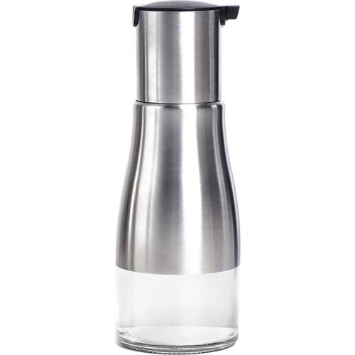 304 Stainless Steel Olive Oil Bottle - Oil & Vinegar Dispenser - Olive Oil Carafe Decanter for Kitchen