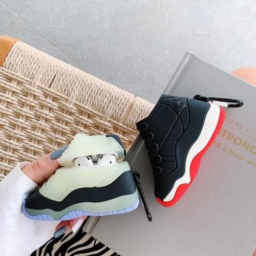 For AirPods 3 Pro Earphone Case 2 Silicone Wireless Bluetooth Headset Air Pods Light-up Case 1 2 Sports Basketball Shoes