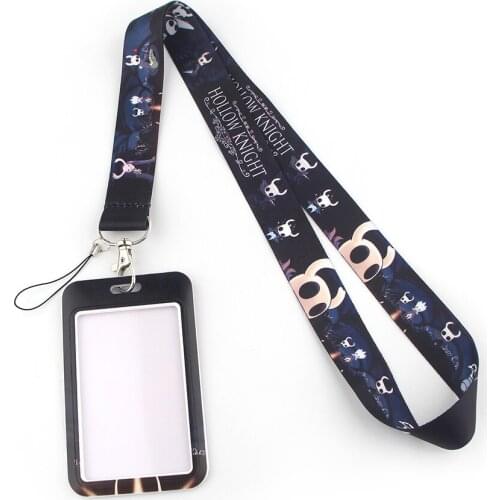 BG519 Cartoon Game Lanyard Card Name ID Holder Student Bus Business Card Cover Badge Holder