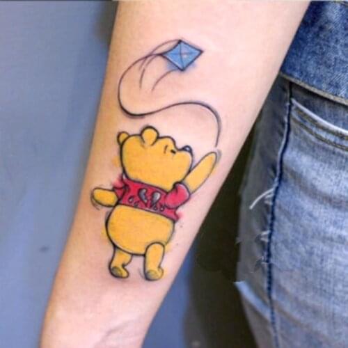 Disney Childrens Tattoo Paste Cute Cartoon Winnie The Pooh Concealer Convenient Disposable Tattoo Paste