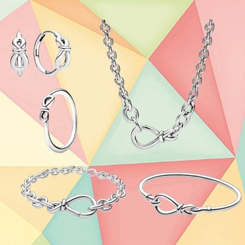 Kakany New High-quality Fashion Charm Original 1: 1S925 Sterling Silver Infinite Series Jewelry Set Holiday Gift Recommendation