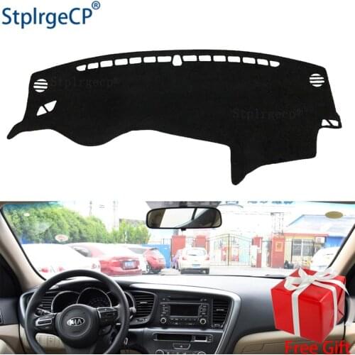 For KIA Optima TF 2010 2011 2012 2013 2014 2015 K5 dashboard mat Protective pad Shade Cushion Pad interior sticker accessories