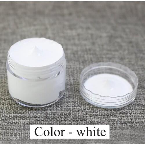 White Leather Coloring Paint 30ml for Sofa Bag Car Seat Clothe Shoe Leather Dye Repair Resto