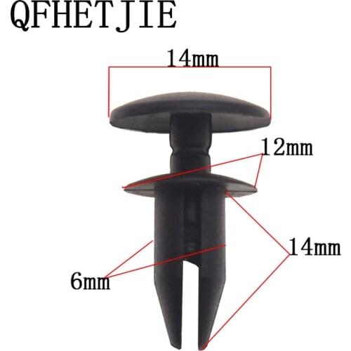 Fastener Clip Plastic Rivet YT-1496 Car Styling Bumper Fender Push Type Fascia Retainer Car Clips Part for BMW car