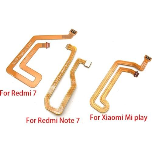 New For Xiaomi Redmi 7 8 8A / Note 7 / Mi Play Fingerprint Sensor Scanner Touch ID Connect Motherboard home button Flex Cable