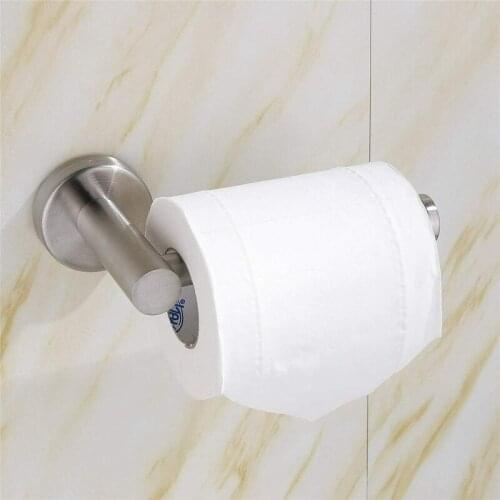 New Toilet Tissue Paper Roll Holder Stainless Steel Wall Mount for Bathroom Kitchen
