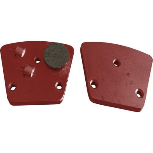 12pcs PCD 1/4 Trapezoid Blank PCD Grinding Pad Surface Preparation Concrete Floor Diamond PCD Grinding Tools
