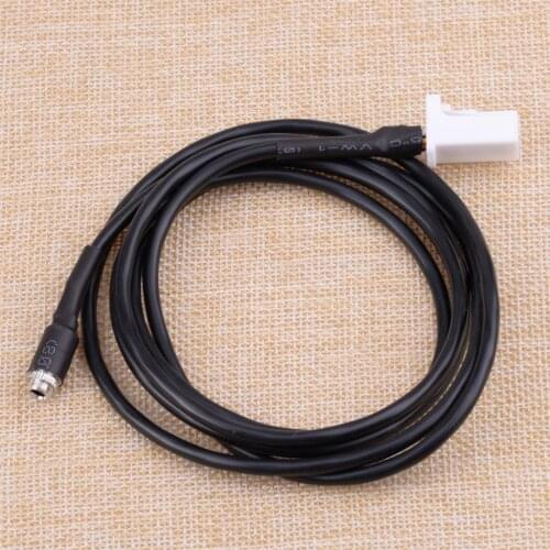 CITALL 6 Pin Black 145cm ABS AUX Input Audio Female Adaptor Socket Cable Fit for Suzuki SX4 Grand Vitara 2007 2008 2009 2010