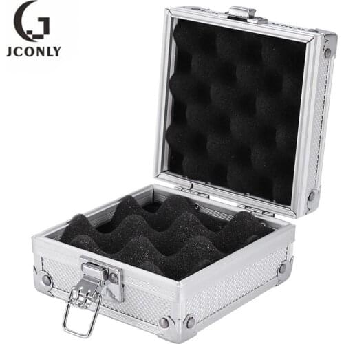 Portable Tattoo Machine Storage Case Organizer Tattoo Gun Kits Carrying Aluminum Box Electronics Packaging Container With Lock