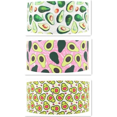 Q&N ribbon 16mm 22mm 25mm 38mm 50mm 75mm Avocado Grosgrain Ribbon Webbing 50yards/roll For Hair Tie Free Shipping