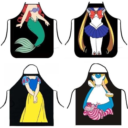 Sexy Apron Creative Kitchen Apron Funny Mermaid Women Aprons Dinner Party Cooking Apron Adult Baking Accessories