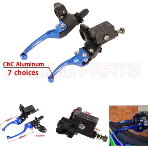 CNC Folding Brake Lever ASV Clutch Lever With Front Pump Fit CRF KLX YZF RMZ Motorcycle Dirt Bike Motocross