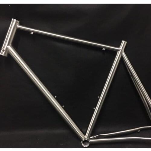 PYTITANS Brand titanium bike frame Straight Head Tube Customized Road Bike Frame Factory Selling Bike