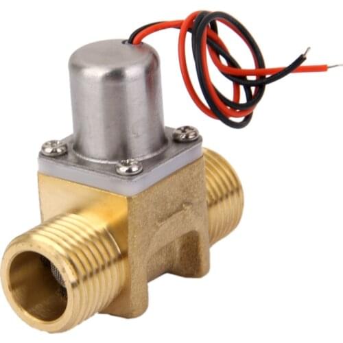 Universal Brass G1/2 Bi-stable Pulse Electric Solenoid Water Valve 3.6V DC