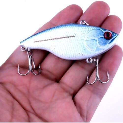 1Pcs BIG Game VIB Hard Baits Fishing Lure 7.5CM 18.6G Sinking Wobblers Artificial Bait Crankbait Pesca Peche Crap Fishing Tackle