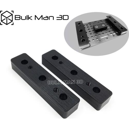 50pcs/Lot wholesale V-Slot Aluminum Alloy Spacer Block for 3D Printer OX CNC Machine Part V-Slot Gantry Plate