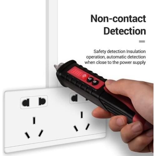 VD802 Non-contact AC Voltage Detector Tester Meter 12V-1000v Pen Style Electric Indicator LED Outlet AC Induction Voltage Dectet