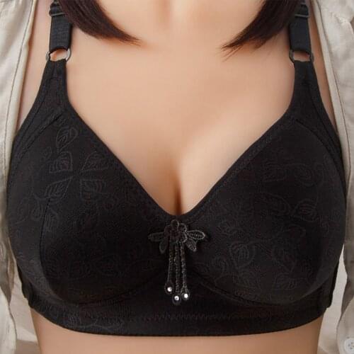 Big Size Wireless Push Up Bras Women Full Cup Thin Back Closure Soft Underwear Solid Color Bra Female Wireless bra Tube Top