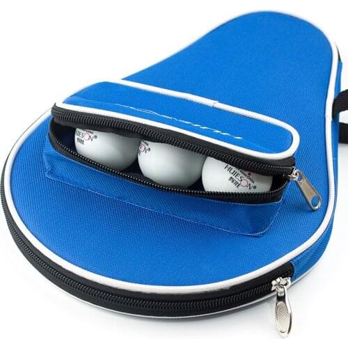 Oxford Gourd-shaped Racket Cover With Outer Pocket Professional Racket Bag Table Tennis Accessories