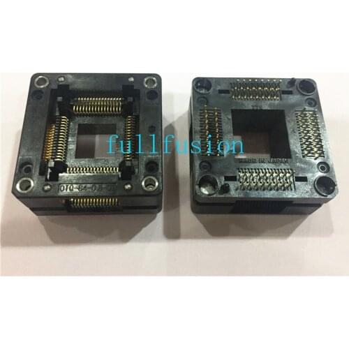 OTQ-64-0.8-01 QFP64P 0.8mm Pitch Enplas IC Test Socket TQFP64 IC body size 14x14mm Burn in Socket