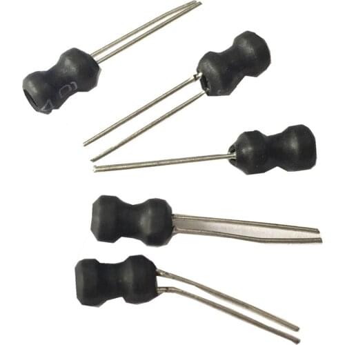 Hotsale 10uH inductor Dia.6X8mm inductor 10uH 2pins through hole,500pcs/lot