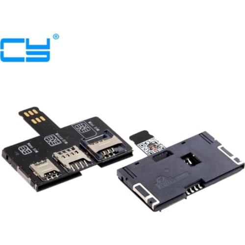 SIM Activation Tools Card Converter to Smartcard IC Card Extension for Standard Micro SIM Card and Nano SIM Card Adapter Kit