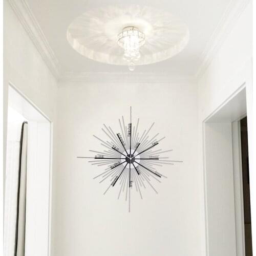 Creative Fashion Wall Clock Simple Living Room Art Light Luxury Digital Wall Clock Mechanism Relogio De Parede Home Decor DG50WC