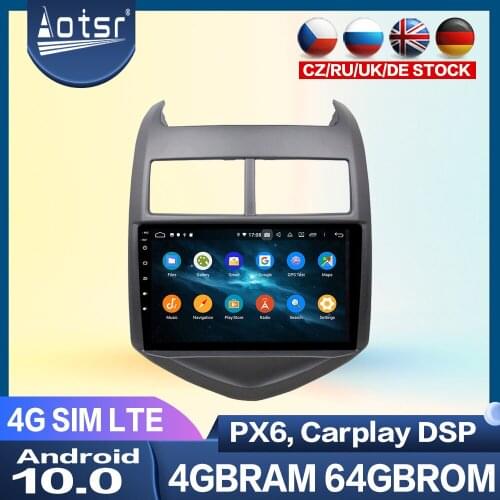 Android Radio DVD Player For Chevrolet Aveo 2011+ Car GPS Navigation Multimedia Player Auto Audio Stereo PX6 Head Unit Carplay