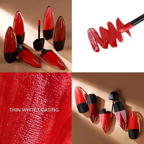 Funpark 8 Colors Matte Long-lasting Lipstick Non-stick Cup Non-fading Lip Glaze Waterproof Moisturizing Women Cosmetics TSLM1