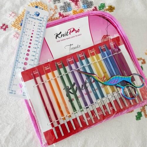 Knitpro Trendz Acrylic Interchangeable Needles set Set includes 8 pairs