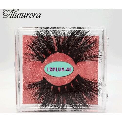 False Eyelashes 5D Mink Lashes 25mm Mink Lash Packaging Box Dramatic Reusable Eyelashes Extension Wholesale Fake Lash Makeup