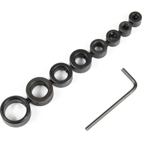 2021 New 3-16mm Drill Bit Depth Stop Collar Ring Positioner Spacing Ring Locator Woodworking Drill Bit Hex Wrench Accessories