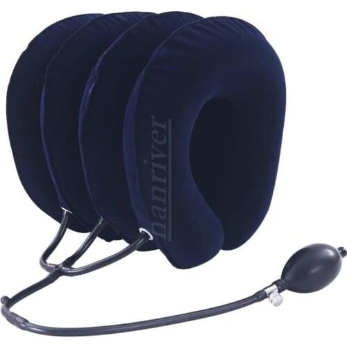 Portable cervical traction kang cervical rehabilitation device 4 layers cervical neck protection