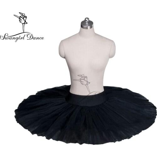 Black color Professional Half Ballet Tutu Rehearsal Dance Tutu Girls BT8923